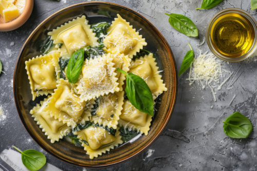 Das Herz der Ravioli-Füllungen